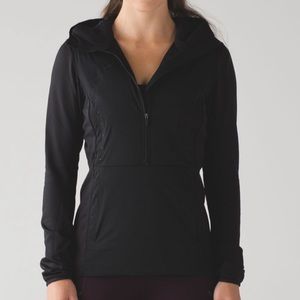 Lululemon run for cold 3/4 zip jacket